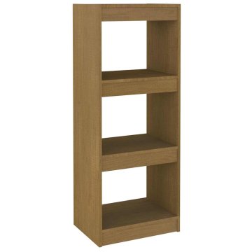 Vidaxl Knjižna omara za razdelitev prostora medeno rjava 40x30x103,5cm