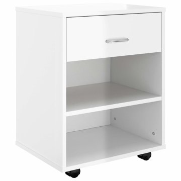 Vidaxl Omarica na kolesih 46x36x59 cm iverna plošča