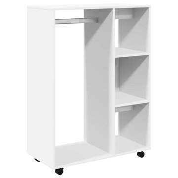 Vidaxl Garderobna omara 80x40x110 cm iverna plošča