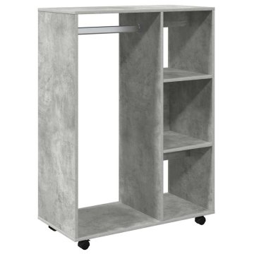 Vidaxl Garderobna omara 80x40x110 cm iverna plošča