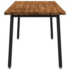 Vidaxl Kvadratna jedilna miza 160 x 70 x 75 cm Masiven les akacije