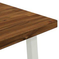 Vidaxl Kvadratna jedilna miza 90 x 55 x 75 cm Masiven les akacije
