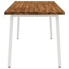 Vidaxl Kvadratna jedilna miza 160 x 70 x 75 cm Masiven les akacije