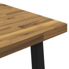 Vidaxl Kvadratna jedilna miza 90 x 55 x 75 cm Masiven les akacije