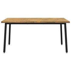 Vidaxl Kvadratna jedilna miza 160 x 70 x 75 cm Masiven les akacije