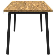 Vidaxl Kvadratna jedilna miza 160 x 70 x 75 cm Masiven les akacije