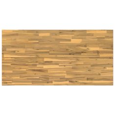 Vidaxl Kvadratna jedilna miza 160 x 70 x 75 cm Masiven les akacije
