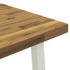 Vidaxl Kvadratna jedilna miza 90 x 55 x 75 cm Masiven les akacije