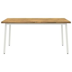 Vidaxl Kvadratna jedilna miza 160 x 70 x 75 cm Masiven les akacije