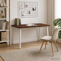 Vidaxl Kvadratna jedilna miza 140 x 90 x 75 cm Masiven les akacije