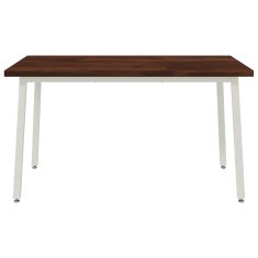 Vidaxl Kvadratna jedilna miza 140 x 90 x 75 cm Masiven les akacije