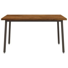 Vidaxl Kvadratna jedilna miza 140 x 90 x 75 cm Masiven les akacije