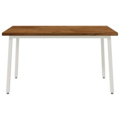 Vidaxl Kvadratna jedilna miza 140 x 90 x 75 cm Masiven les akacije