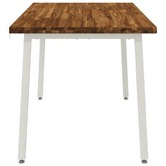 Vidaxl Kvadratna jedilna miza 140 x 90 x 75 cm Masiven les akacije