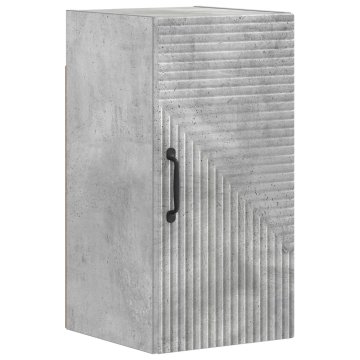 Vidaxl Kopalna stenska omarica HAARLEM Betonsko siva 30 x 31 x 59 cm