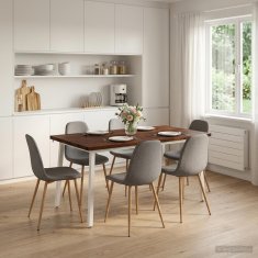 Vidaxl Kvadratna jedilna miza 160 x 70 x 75 cm Masiven les akacije