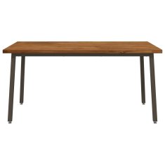 Vidaxl Kvadratna jedilna miza 160 x 70 x 75 cm Masiven les akacije