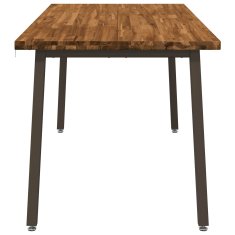 Vidaxl Kvadratna jedilna miza 160 x 70 x 75 cm Masiven les akacije