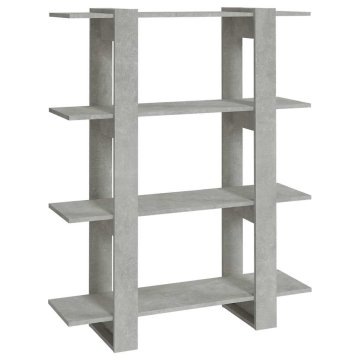 Vidaxl Knjižna omara/pregrada 100x30x123,5 cm