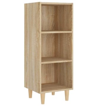 Vidaxl Komoda 34,5x32,5x90 cm konstruiran les