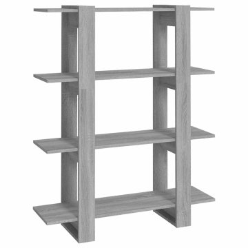 Vidaxl Knjižna omara/pregrada 100x30x123,5 cm