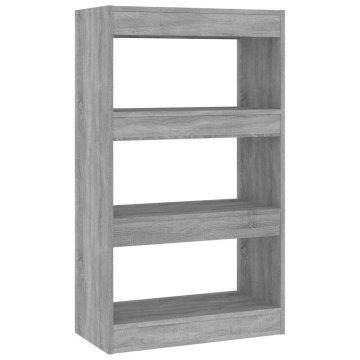 Vidaxl Knjižna omara/pregrada 60x30x103 cm iverna plošča