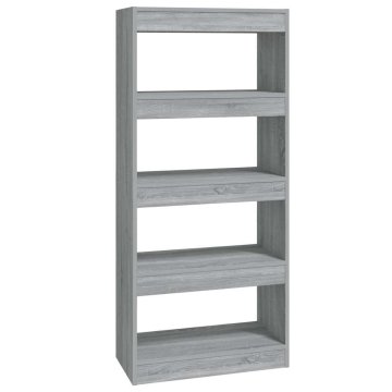Vidaxl Knjižna omara/pregrada 60x30x135 cm konstruiran les