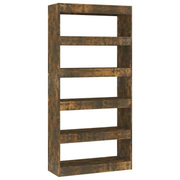 Vidaxl Knjižna omara/pregrada 80x30x166 cm iverna plošča