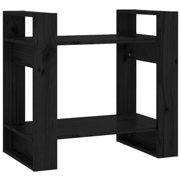Vidaxl Knjižna omara/pregrada 60x35x57 cm trdna borovina