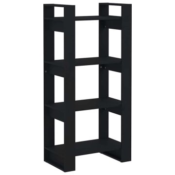 Vidaxl Knjižna omara/pregrada 60x35x125 cm trden les