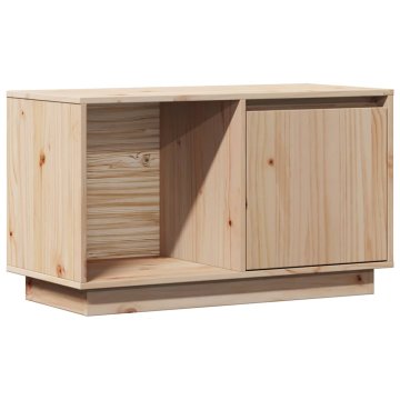 Vidaxl TV omarica 74x35x44 cm trdna borovina