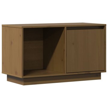 Vidaxl TV omarica 74x35x44 cm trdna borovina
