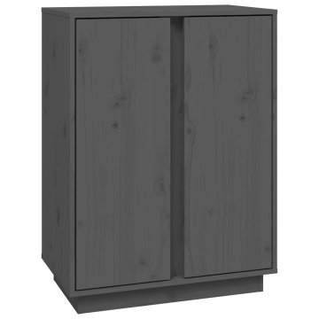 Vidaxl Komoda 60x35x80 cm trdna borovina