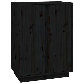 Vidaxl Komoda 60x35x80 cm trdna borovina