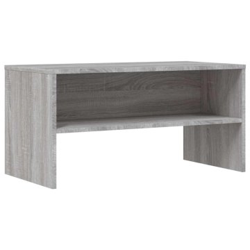 Vidaxl TV omarica siva sonoma 80x40x40 cm iverna plošča