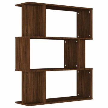 Vidaxl Knjižna omara/paravan 80x24x96 cm iverna plošča