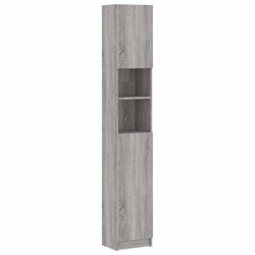 Vidaxl Kopalniška omarica 32x25,5x190 cm iverna plošča