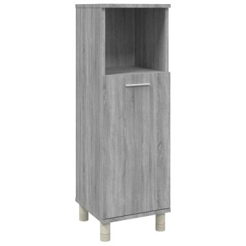 Vidaxl Kopalniška omarica 30x30x95 cm iverna plošča