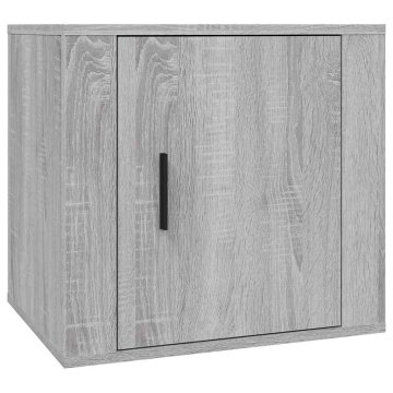 Vidaxl Nočna omarica Siva sonoma 50x39x47 cm