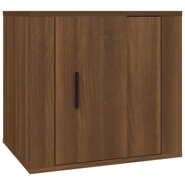 Vidaxl Nočna omarica Rjav hrast 50x39x47 cm