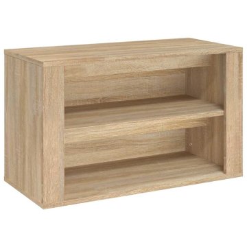 Vidaxl Regal za čevlje 75x35x45 cm inženirski les