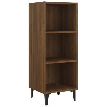 Vidaxl Komoda 34,5x32,5x90 cm konstruiran les