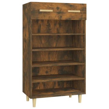 Vidaxl Omarica za čevlje 60x35x105 cm konstruiran les