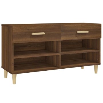 Vidaxl Omarica za čevlje 102x35x55 cm inženirski les