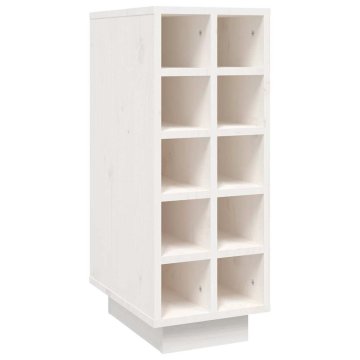 Vidaxl Stojalo za vino 23x34x61 cm trdna borovina