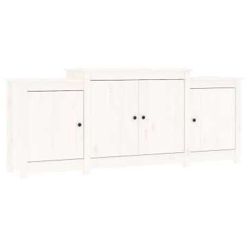 Vidaxl Komoda 164x37x68 cm trdna borovina