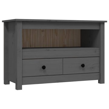Vidaxl TV omarica 79x35x52 cm trdna borovina