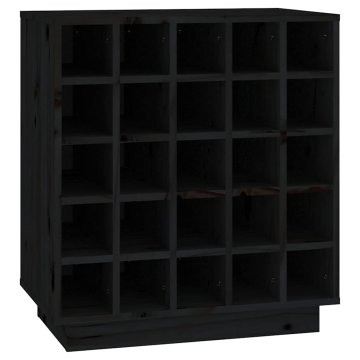 Vidaxl Stojalo za vino 55,5x34x61 cm trdna borovina