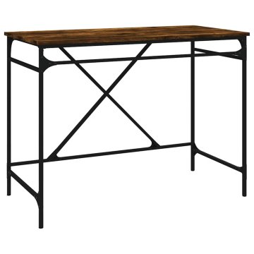 Vidaxl Pisalna miza 100x50x75 cm inženirski les in železo