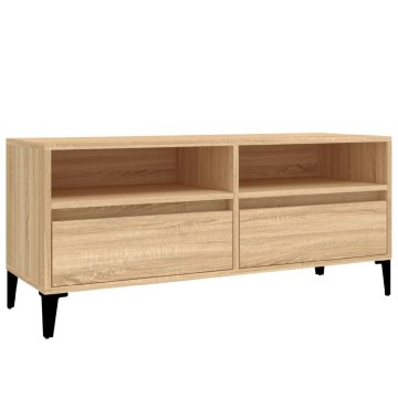 Vidaxl TV omarica sonoma hrast 100x34,5x44,5 cm inženirski les